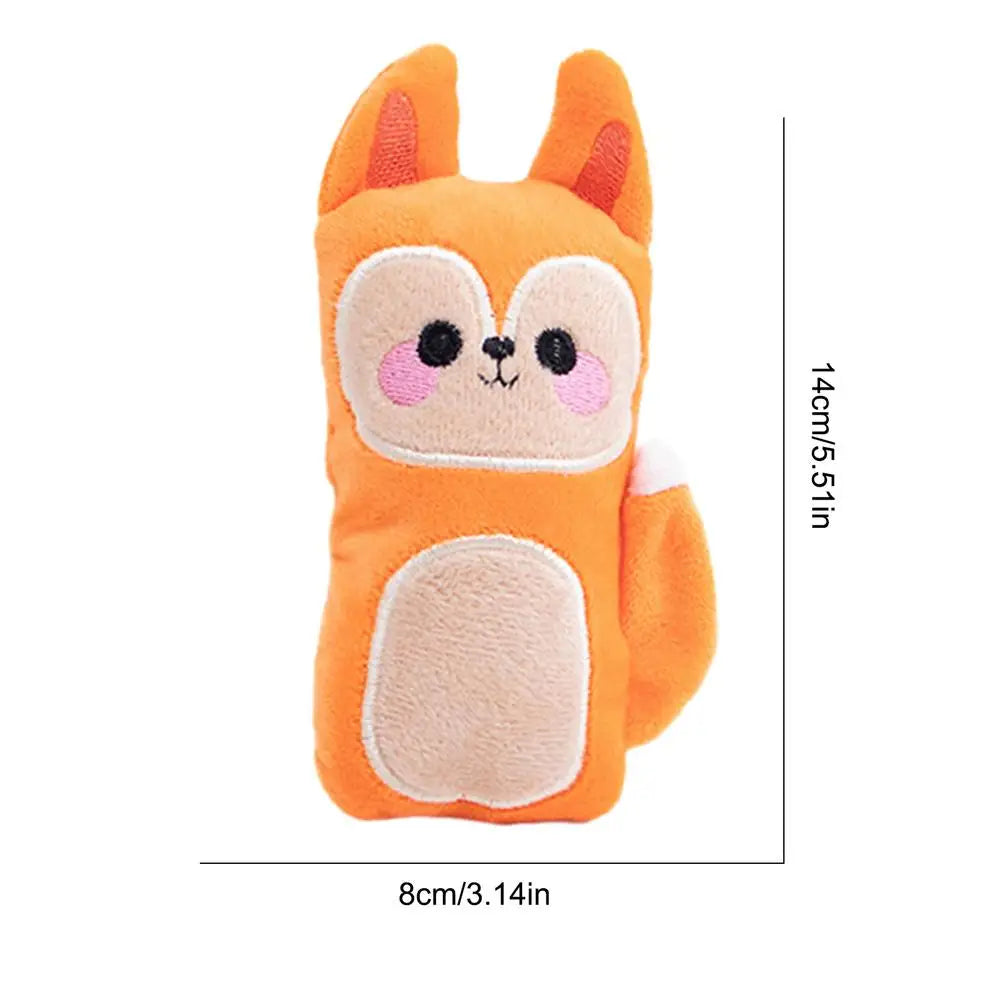 Chew Toys For Dogs Soft Cartoon Plush Dog Teethers Chew Toys Relaxing Sensory Toys Interactive Elastic Pet Toys With Sound For