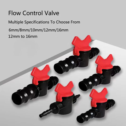 5/8/10/12/16mm Aquarium Air Water Regulator Flow Tube Pipe Divider Adjustable Water Pump Filter Volume Control Valve Check Valve