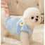 Solid Pink Fluffy Pet Dog Winter Clothes Flower Decorate Breathable Warm Cat Overalls Unisex Yorkshire Autumn Small Puppy Vests