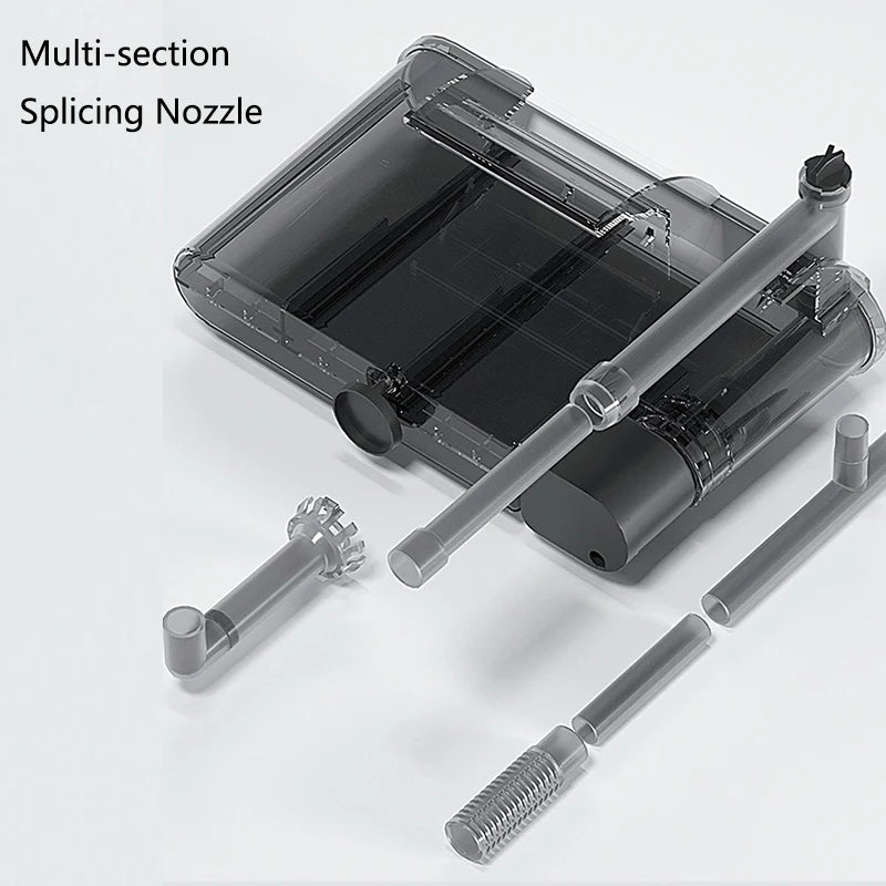 Thin External Hang On waterfall filter aquarium silent filter pump 220~240V interface filter water pump Three in one oxygen pump