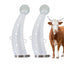 Cow Horn Protective Covers 1 Pair Cow Anti-Fight Horn Protector Cover Breathable Avoid Fence Damage Protector for Aggressive