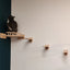 Wall Mounted Cat Bridge Cat Climbing Shelves Cat Wooden House Cat Ladder Cat Jumping Platform for Kitten Playing and Sleeping