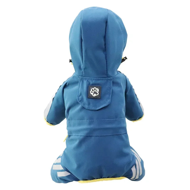 Dog Raincoat Reflective Waterproof Pet Clothes for Chihuahua Maltese Rain Coat Small Medium Dogs Jumpsuit Raincoat Dogs Overalls