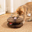 Organ cat scratch board foldable cat toy with bell for self fun and relaxation, cat scratch resistant corrugated paper, scratch
