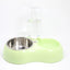 Dual Port Dog Automatic Water Dispenser Feeder Utensils Bowl Cat Drinking Fountain Food Dish Pet Bowl Raised Stand Dish Bowls