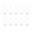 UXCELL Aquarium Suction Cups Clear Suction Cups Suction Cups Airline Tubing Holder Suction Cups Airline Tube Holder
