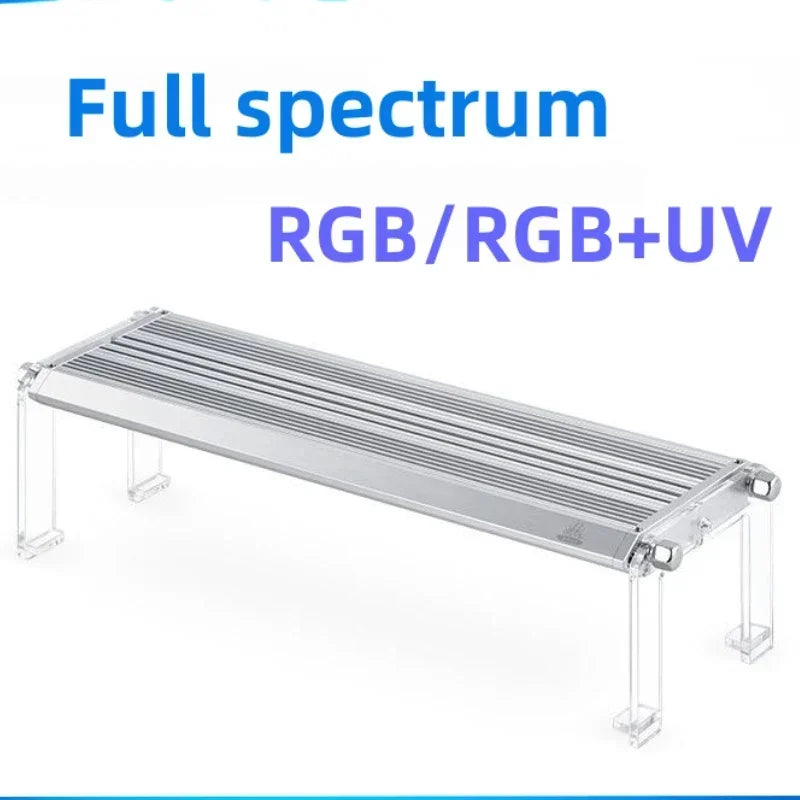 Aquarium Lighting APP Control WEEK AQUA M Series LED Full Spectrum Plant Grow Light with Cycle Timer Telescopic Fish Tank Light