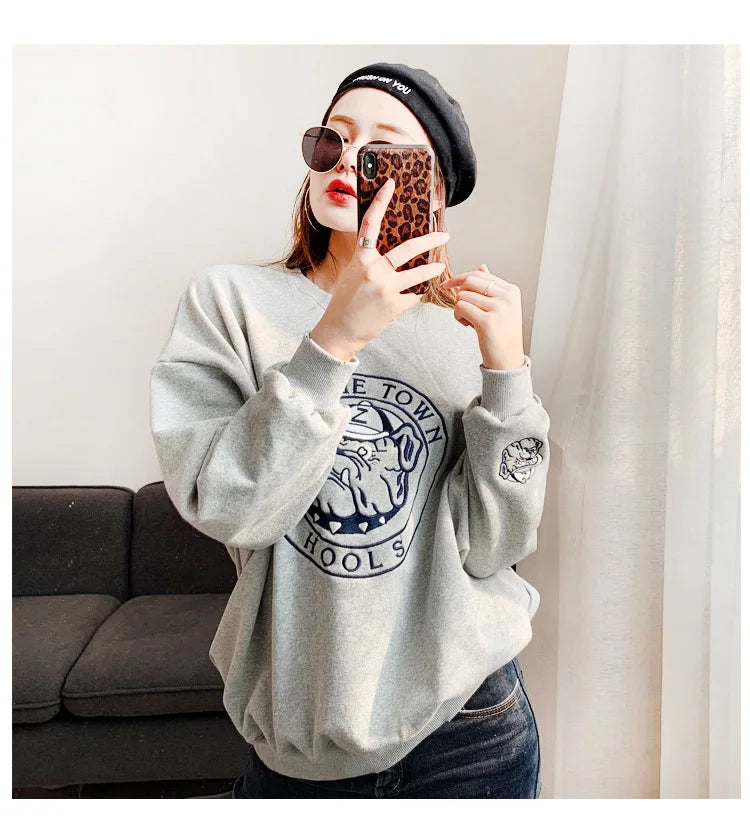 Dog Costume  Pet Clothes Crew Neck Korean Version Spring and Autumn Parent-child Wear Pure Cotton Four Colors Seven Sizes