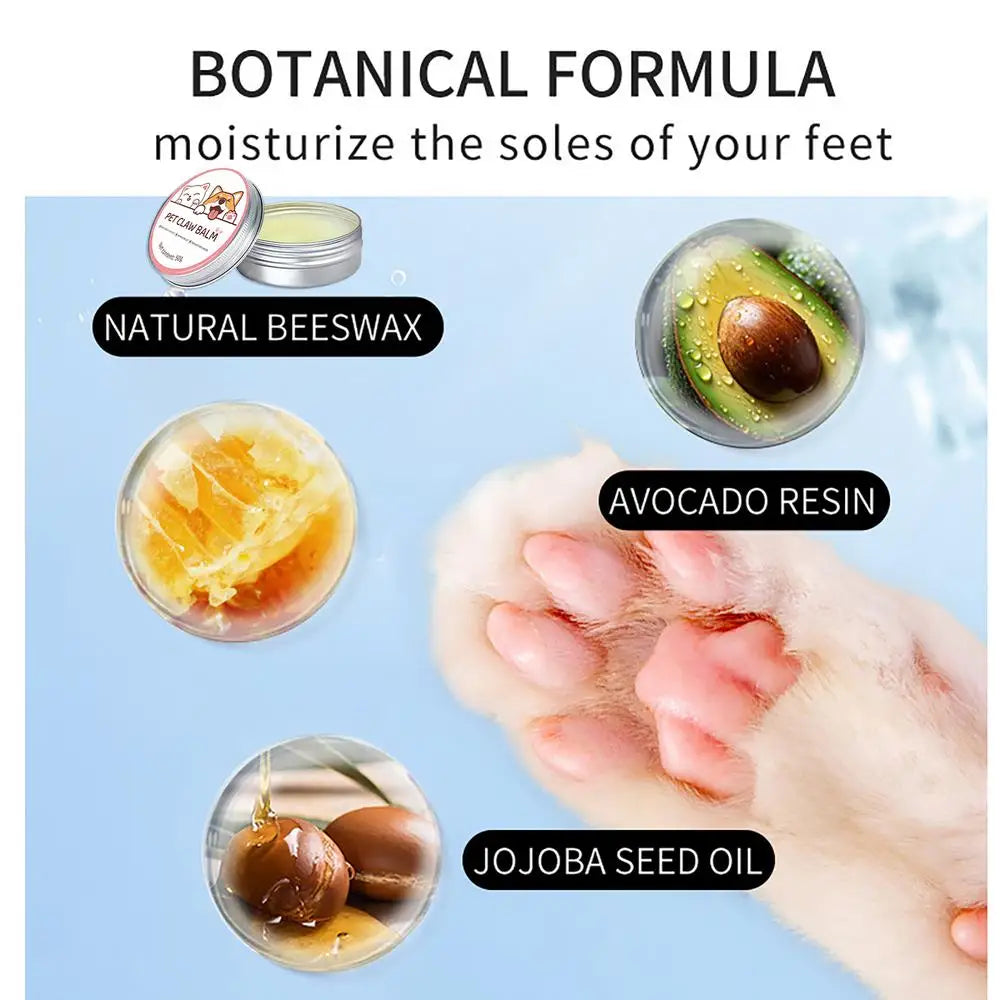 Dog Nose And Paw Balm Dog Paw Cream Cats Dogs Paw Protector Cream Pet Feet Moisturizer Pet Crack Feet Repair Pet Accessories