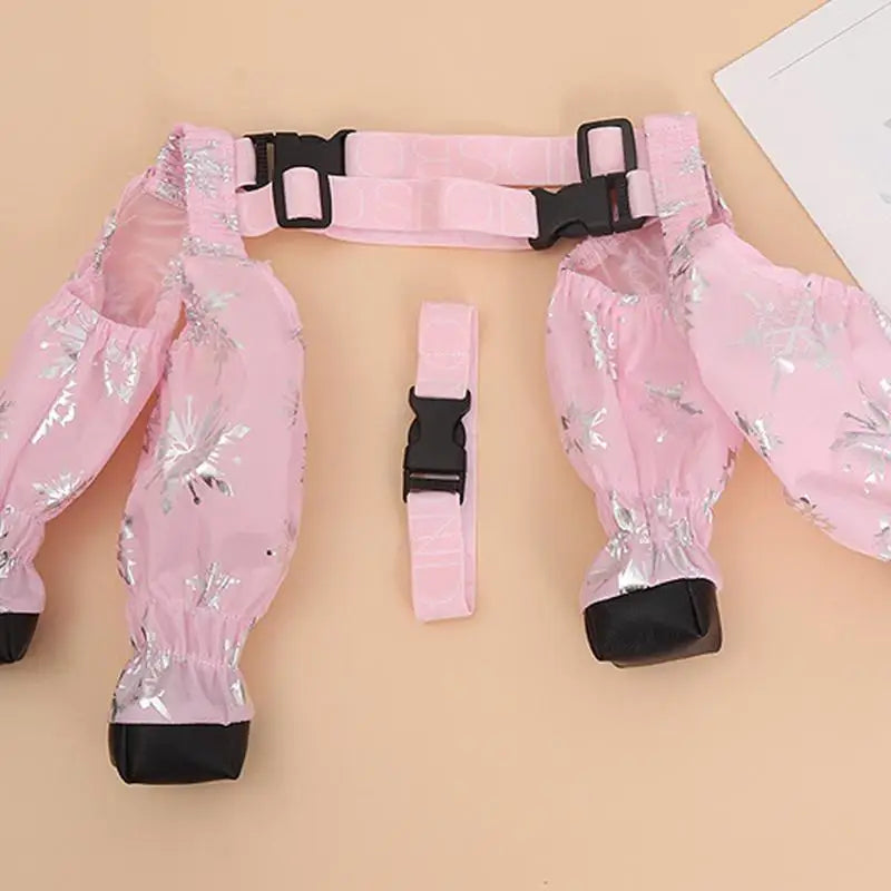 Dog Leggings with Boots Breathable Dog Booties Paw Protector All-Weather Cat Dog Shoe Winter Snowy Day Summer Hot Pavement Shoes