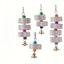 Flower-Shaped Bird Molar Toy Parrot Grinding Stone Bird Cage Toy Parakeet Chinchilla Squirrel Toy Bird Cage Accessories