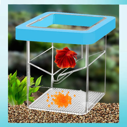 Acrylic Fish Breeding Isolation Box Floating Aquarium Breeder Feeder Fish Tank Hatching Incubator Aquarium Hatchery Accessory