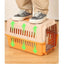 Pet air box, cat and dog car trunk cage, large medium and small cats and dogs can carry the checked box when they go out