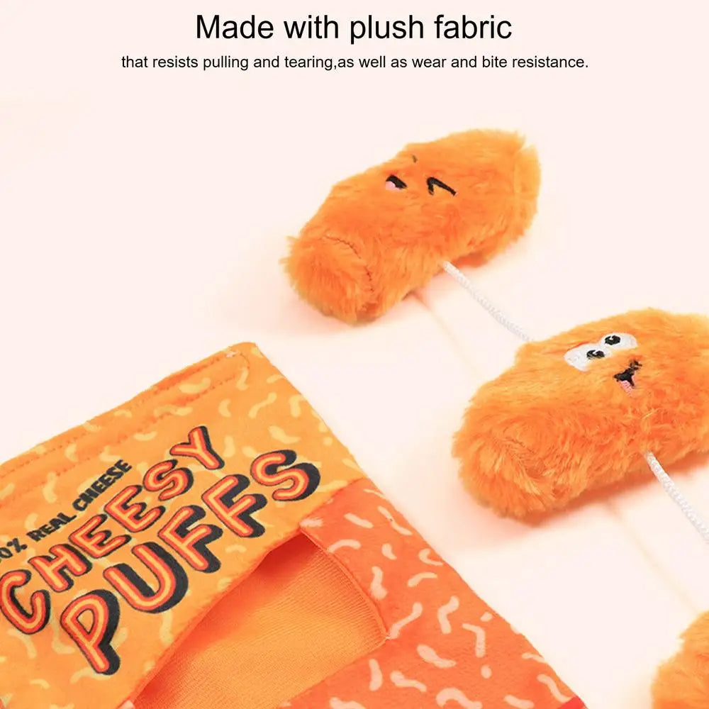 Dog Squeaky Plush Toys Pet Dog Cartoon Teething Toy Squeaky Plushies Medium to Large Dogs Reduce Boredom Interactive Toys