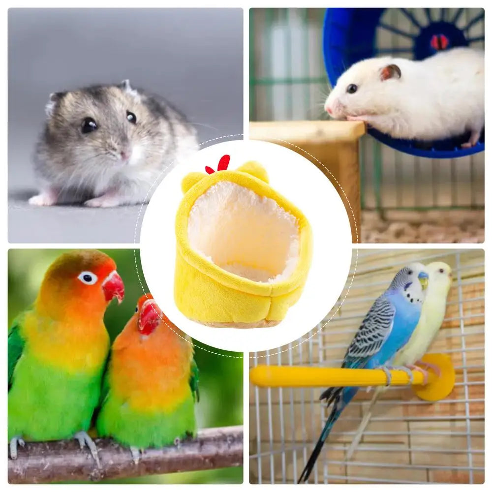 Hamster Houses And Hideouts Christmas Hamster Guinea Pig Hideouts Winter Sleeping House Washable And Removable Cute Hamster