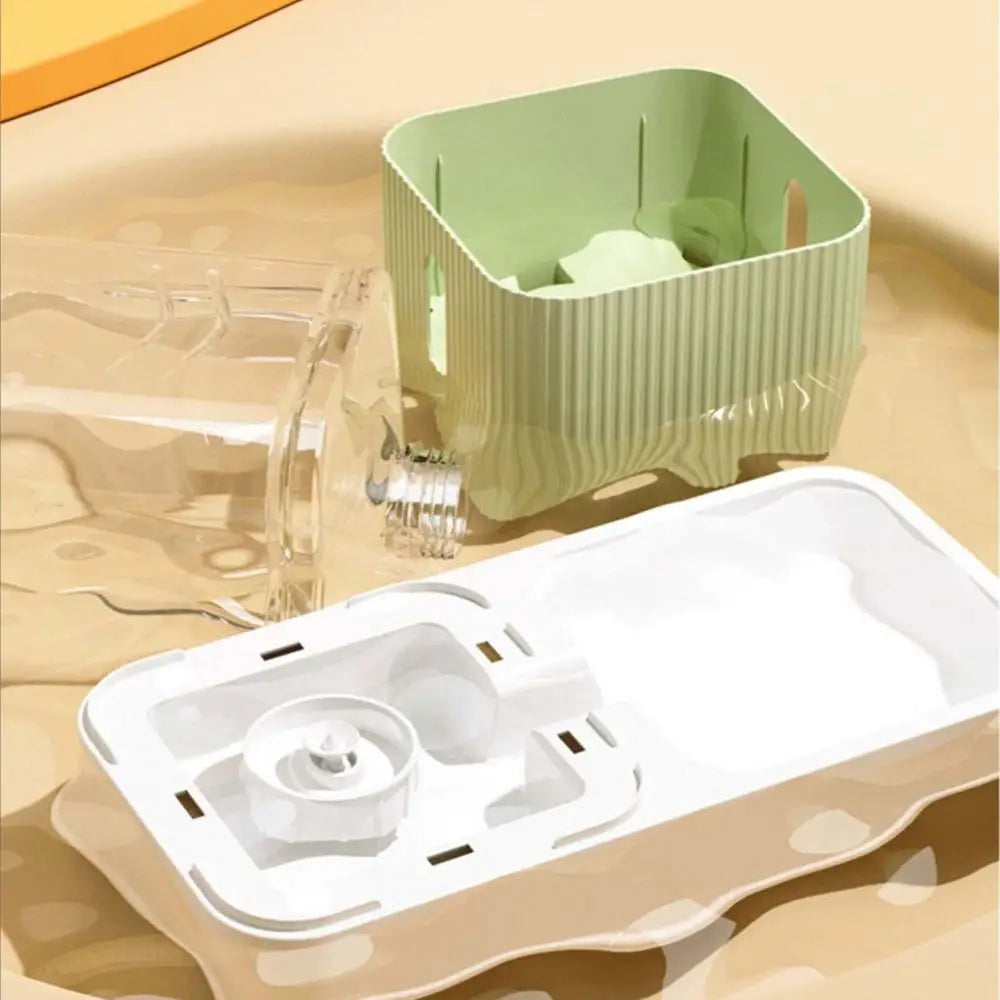 Cat Automatic Feeder Water And Food Dispenser For Pets Transparent Large Capacity Dogs Feeder Supplies Water Dispenser Pet