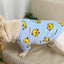 Pet Dog Clothes T-shirt Leopard Print Spring and Autumn Warm Big Dog Large Dog Two Feet Plus Down Golden Retriever Dog Clothes