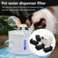 Pet Fountain Replacement Filters 4pcs Animal Fountain Filters For Drinking Water Dispenser Cat Water Fountain Filter Foam Filter
