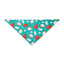 Cartoon Food Print Triangle Dog Collar Bandana Polyester Fade Resistant Pet Accessories Neck Scarf Small Dog Pet Supplies New