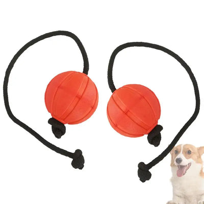 Dog Training Ball On Rope Pet Playing Balls Toys Outdoor Playing Keep Teeth Healthy And Boost Physical And Mental Health For Dog