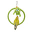 Rope Perches For Bird Cages Circle Rope Swing Easy Installation Natural Safe Soft Cotton Round Bird Swing For African Grey Macaw