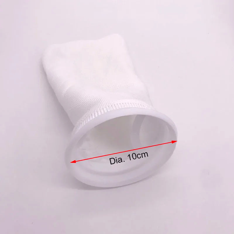 Aquarium Filter Bag with Frame Washable Reusable Mesh Foam Carpet Sock Drawstring Bag for Fish Marine Filtration System