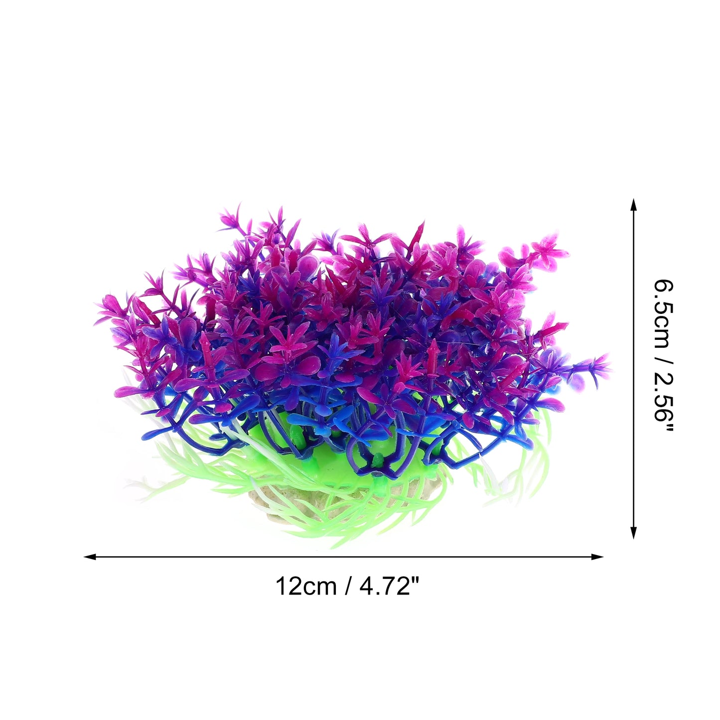 UXCELL Aquarium Artificial Plastic Lawn Water Weeds Ornament Grass for Fish Tank Landscape Plants Decoration Accessories
