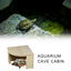 Aquarium Hideaway Cave Fish Tank Reptile Hiding Cave Wood Fish Breeding Cave Aquarium Decoration Habitat Decor Tank Ornaments