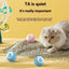 Pet automatic cat teasing ball cat toy for self fun and relaxation, rolling ball pet gravity cat toy