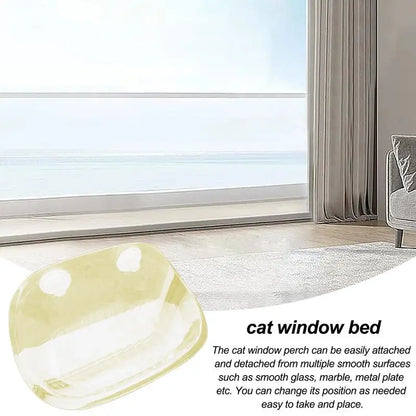 Suction Cup Cat Bed Window Indoor Cat Perch Seat Hammock Suction Cup Design Cat Shelves For Marble Smooth Glass And Sheet Metal