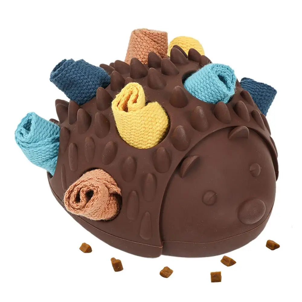 Pet Interactive  Puzzle Toys Encourage Natural Foraging Skills Portable Pet Snuffle Tissue Box Toy Slow Feeder Training Toy