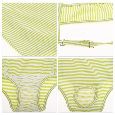 UXCELL Reusable Dog Diapers Female Dog Suspender Panties Casual Physiological Pants Adjustable Strap Striped Washable Underwear