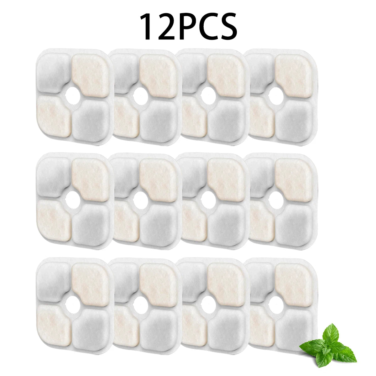Replacement Activated Carbon Filter Cat Dog Drinking Fountain Replaced Filters for Pet Water Fountain Dispenser Accessories