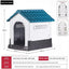 Outdoor Rainproof Pet Nest Four-season Universal with Toilet Plastic Kennel Sunscreen Dog Shed with Toilet with Toile