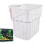 Aquarium Plant Basket Transparent Aquarium Decorations Plants Pot Aquatic Plants Holder Aquatic Plant Cup Fish Tank Planter