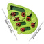 Treat Dispensing Dog Toys Dog Treat Toy Mentally Stimulation Treat Puzzle Green Leaf Shaped Interactive Cat Treat Bowl Pet