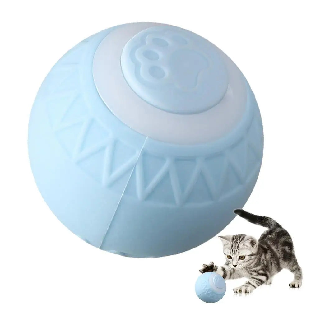 Cat Moving Ball Toy Intelligent Sensing Rolling Ball Toys Automatic Electric Pet Ball For Furniture Protection Travel Companion
