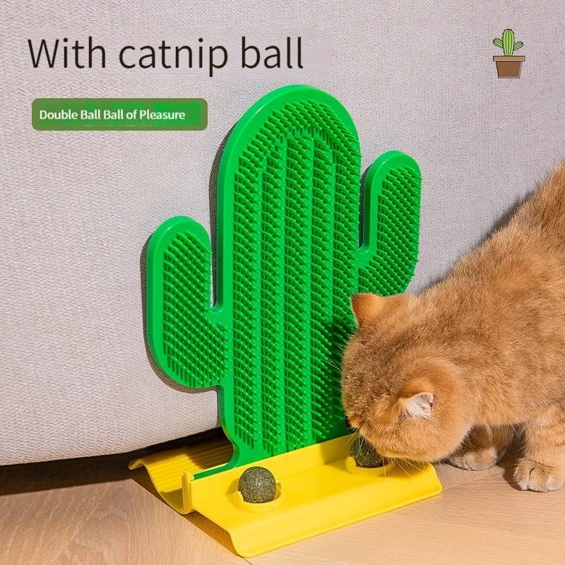 Cat Hair Scratch Corner Tickle Cactus Toy Scratch Scratch Massage Brush Face Hair Removal Cat Brush Artifact Pet Supplies