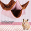 Sugar Hammock Double-layer Design Winter Warm Small Pet Hanging Sleeping Bag Honeybird Comfort Cotton Hand-woven Resting