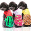 Summer Small Dog Shirt Clothes Vest Down Jacket Cartoon Cute Chihuahua Tshirt Puppy Yorkshire Terrier Puppy Bulldog Ropa Perro