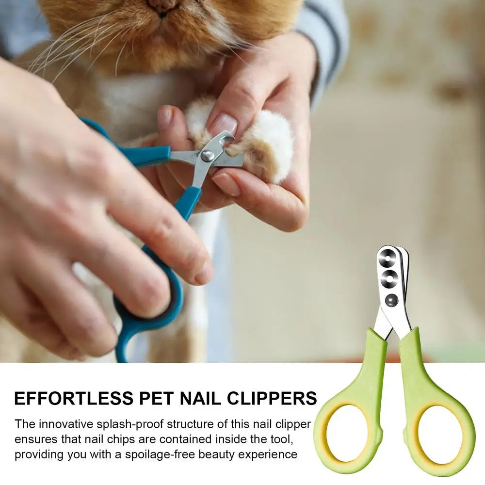 Professional Dog Nail Clippers Puppy Nail Clippers Trimmer Dog Nail Trimmers Grooming Tools Cat Nail Trimmer with Round Holes
