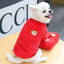 New Warm Fleece Pet Clothes Cute Print Coat Small Medium Dog Cat Shirt Jacket Teddy French Bulldog Chihuahua Winter Outfit