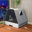 Hot Sale Easy Cleaning Closed Activated Carbon Deodorizing Semi-automatic Cat Litter Box