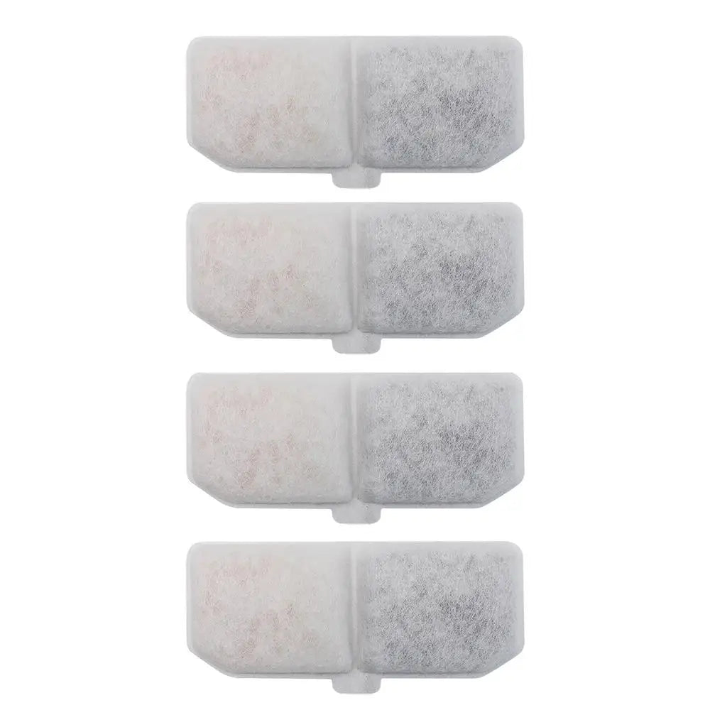 Cat Water Fountain Filter 10 Pack Fountain Filter Replacement Activated Carbon Pet Rectangular Water Circulation Filter Element