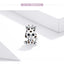 WOSTU 925 Sterling Silver Animal Charms Giraffe Zebra Unicorn Beads for Women Fit Original Bracelets Necklace DIY Jewelry Making