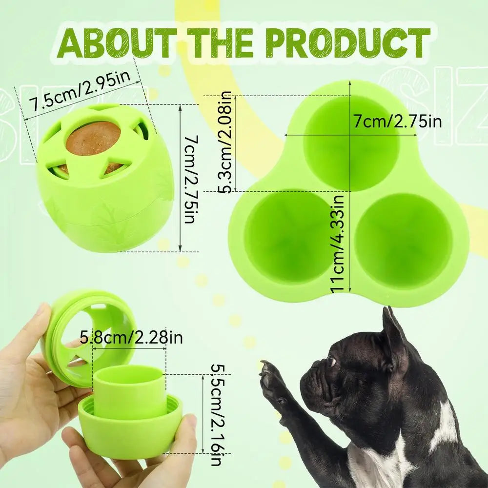 Snuffle Ball for Dogs Interactive Snuffle Ball Dog Puzzle Toys Treat Dispensing Puzzle Toys Dog Chew Toys Dog Food Treat Feeding