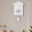 20x25cm Cuckoo Quartz Wall Clock Modern Bird Home Living Room Hanging Watch Horologe Clocks Timer Office Home Decoration Gifts