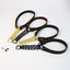 Dog Choke Collar Genuine Leather Dog Collar Dog Choking Chain Collar Stainless Steel Chain No Pull Dog Leather Training Collar
