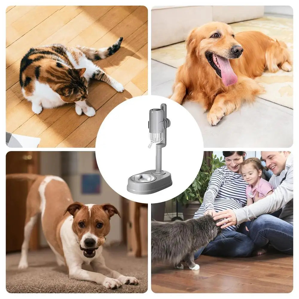 Food Water Automatic Feeders Automatic Feeders Dog Bowl Water Dispenser No-Drip Easy-Clean Automatic Feeder Pet Feeding Bowl For