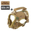 Tactical Small Dog Cat Harness Leash with Patches Working Training Puppy Straps with Handle Soft Mesh Adjustable Pet K9 Vest